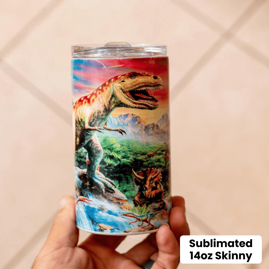 14oz Skinny Sublimation Tumbler-2