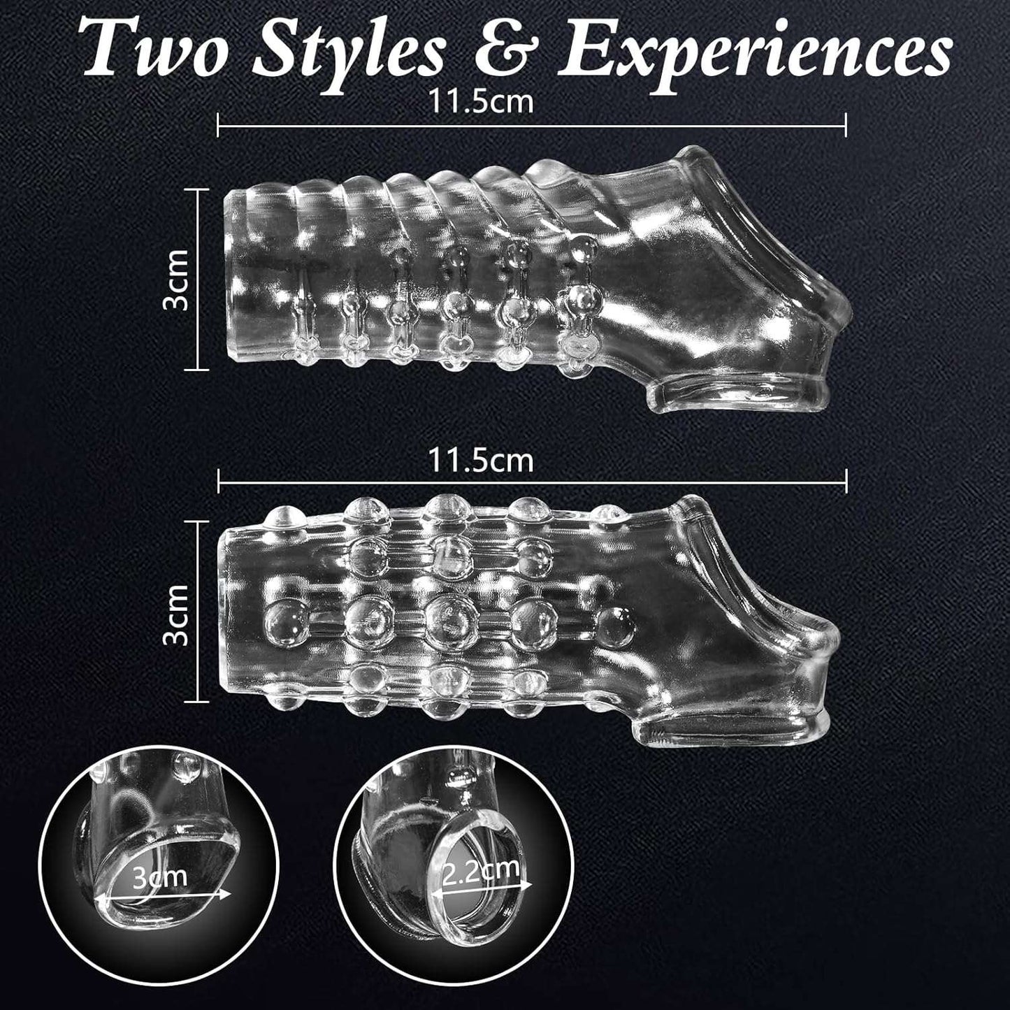 SubtleSupport Sensation Max Penis Sleeve Set-2