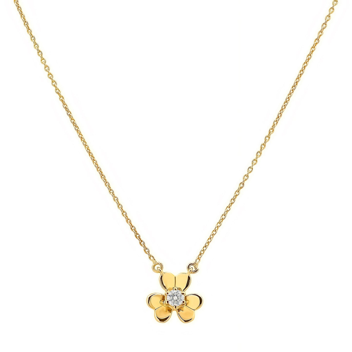 18K Gold Over Brass Natural Gemstones Round Shape Necklace BN-1035 TGN1006-7