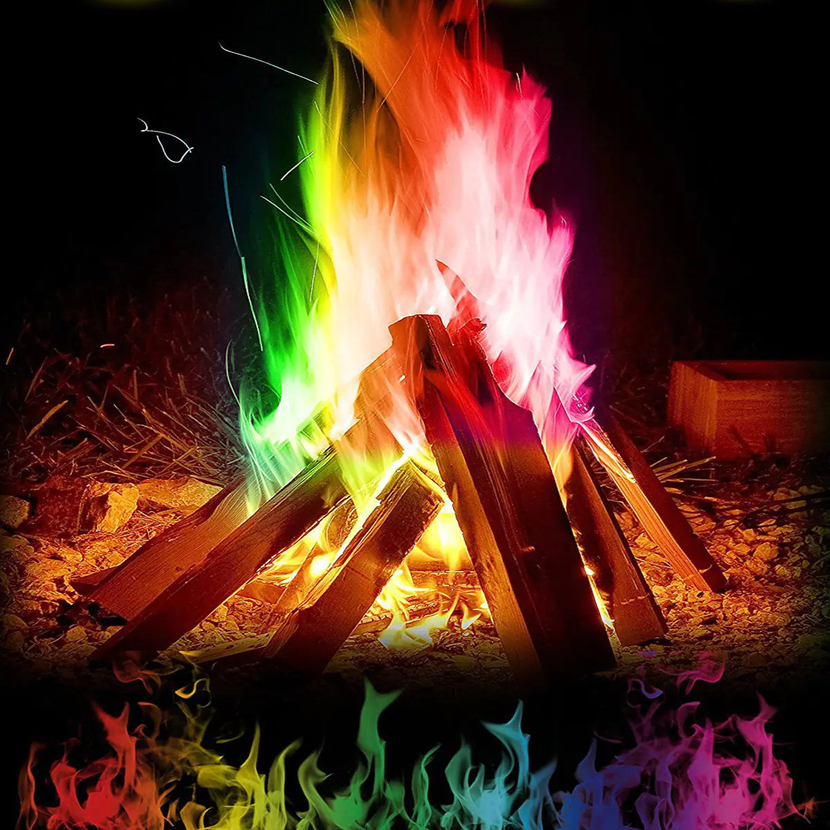 Colored Flame Powder, 25g Pack for Parties and Events