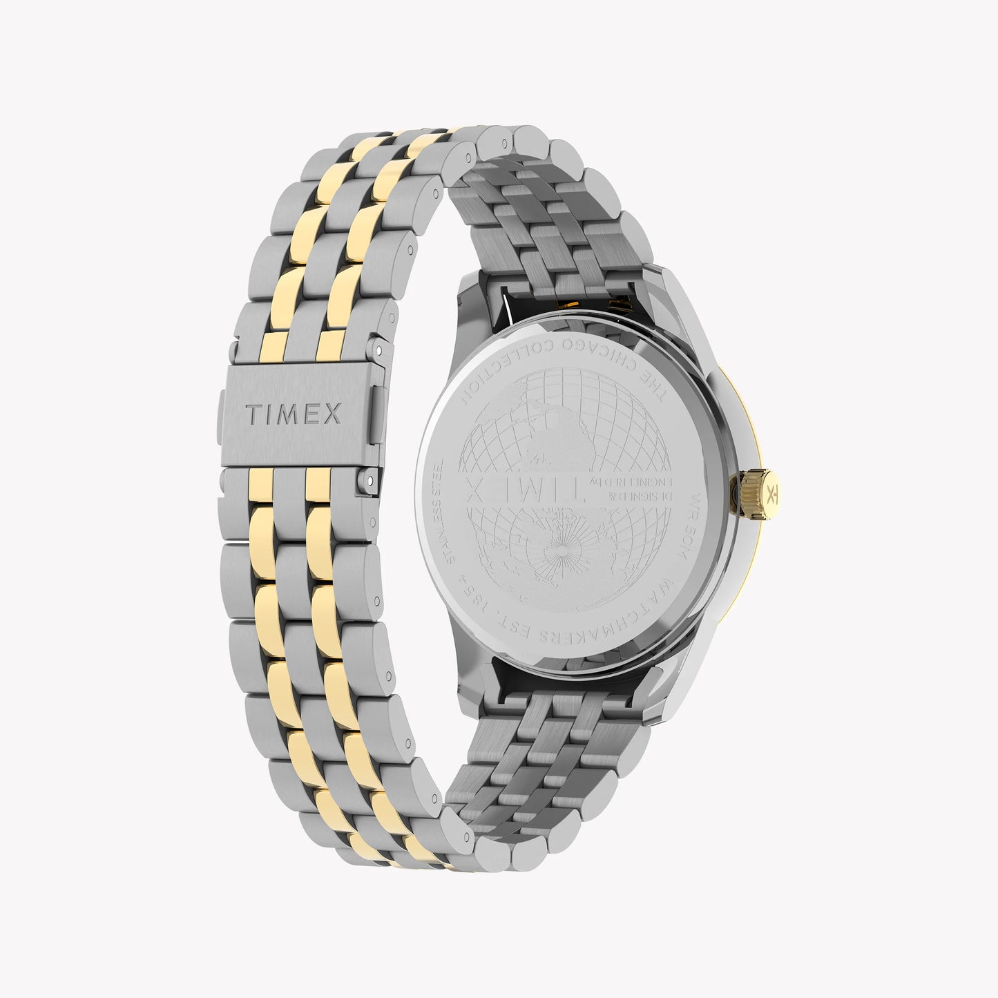 Chicago Multi 45mm Two-Tone Case Green Dial Bracelet TW2Y21400-4