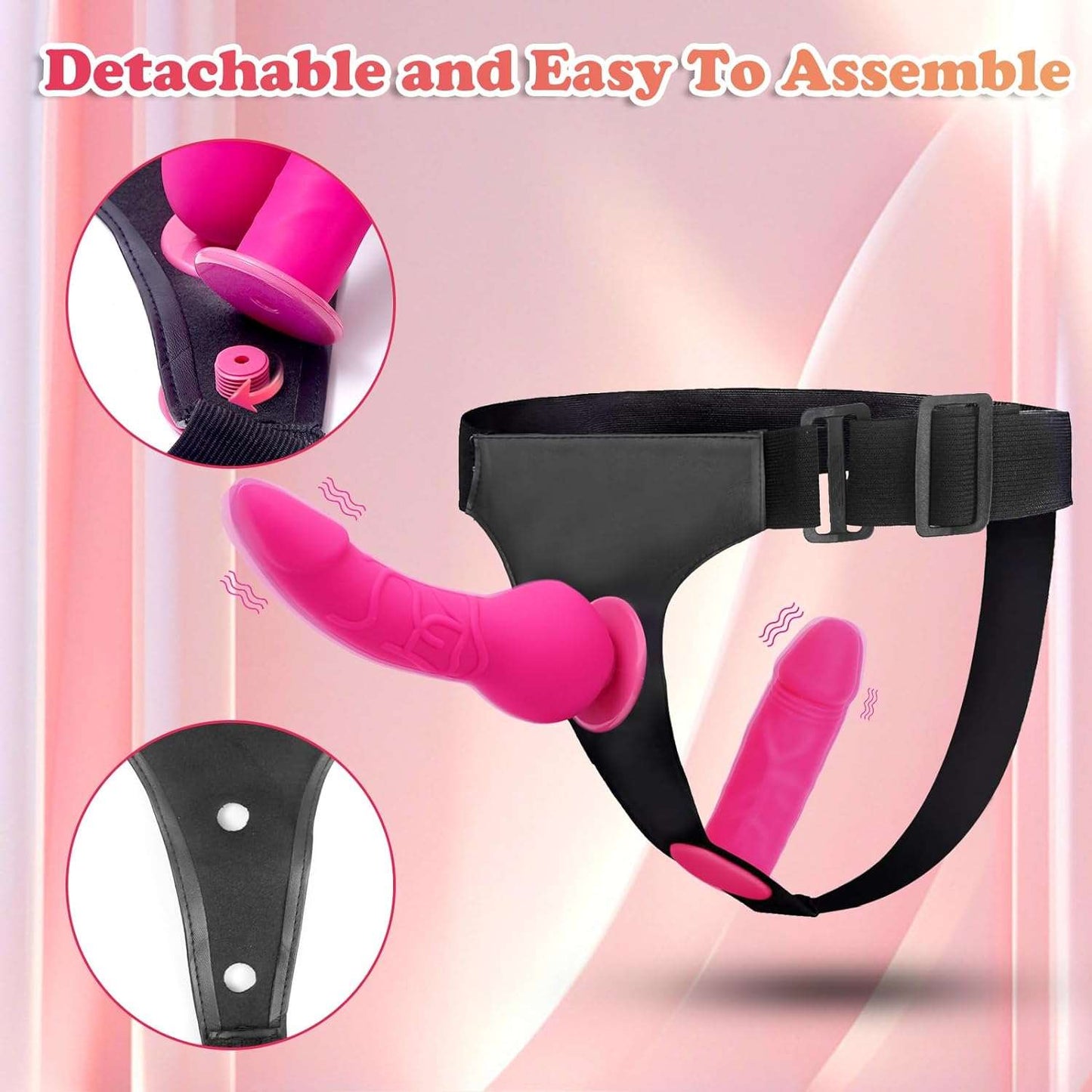 TailorDare Dual Ecstasy Strap-On Dildo-4