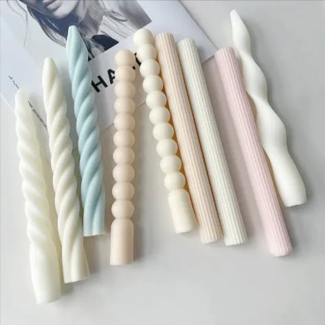 Threaded Silicone Mold for Candles & Holders