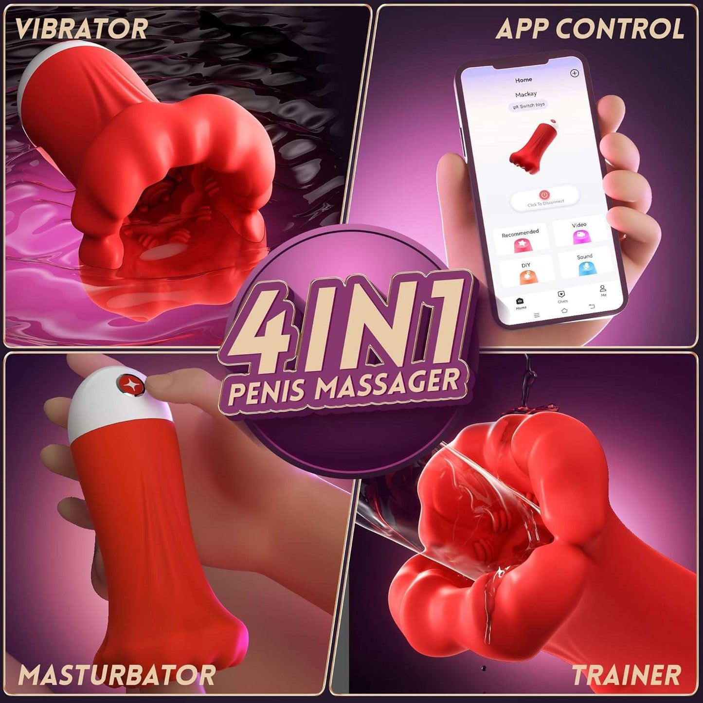 TrainingPulse 4-IN-1 Penis Vibrator Trainer-1