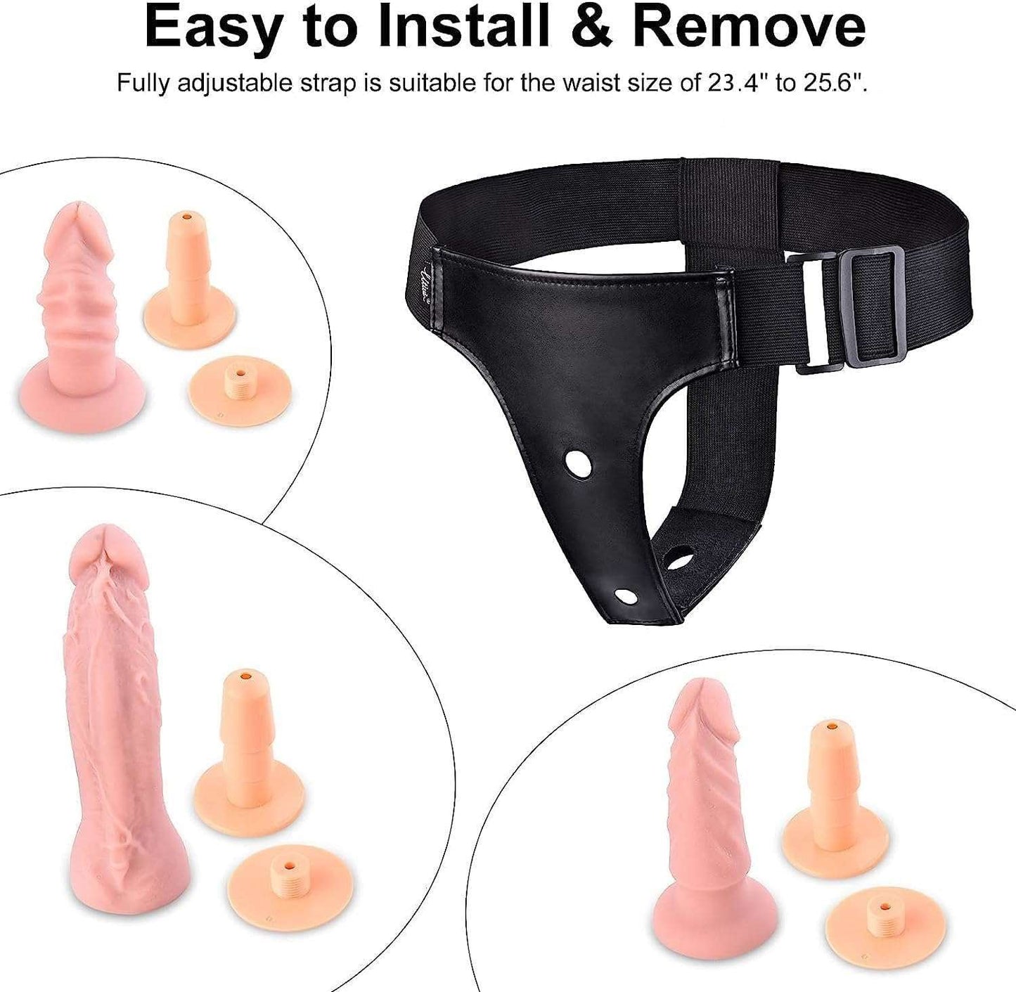 TrinityVibe Triple Dildo Strap-On-3