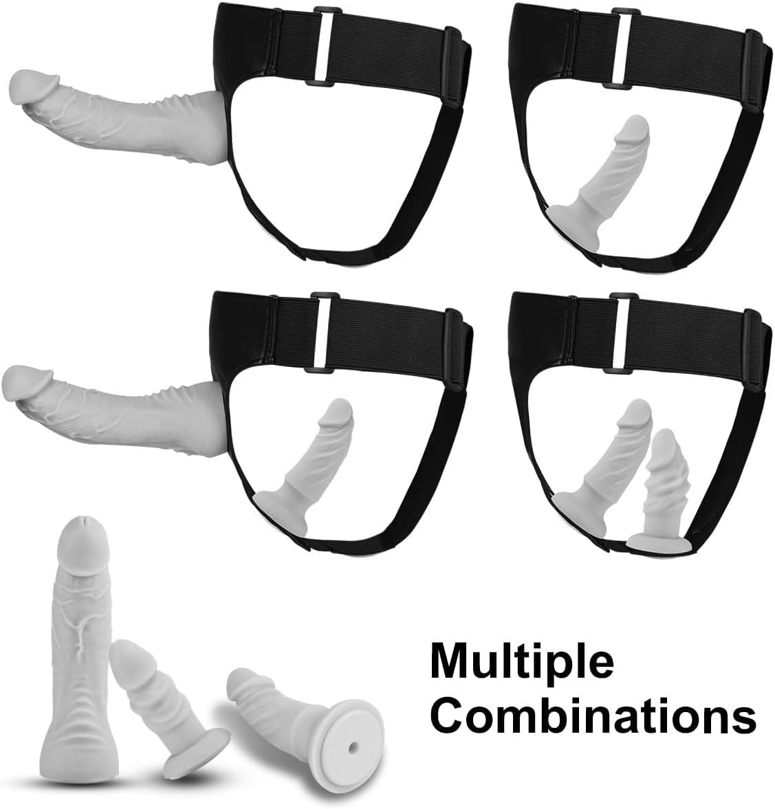 TrinityVibe Triple Dildo Strap-On-4
