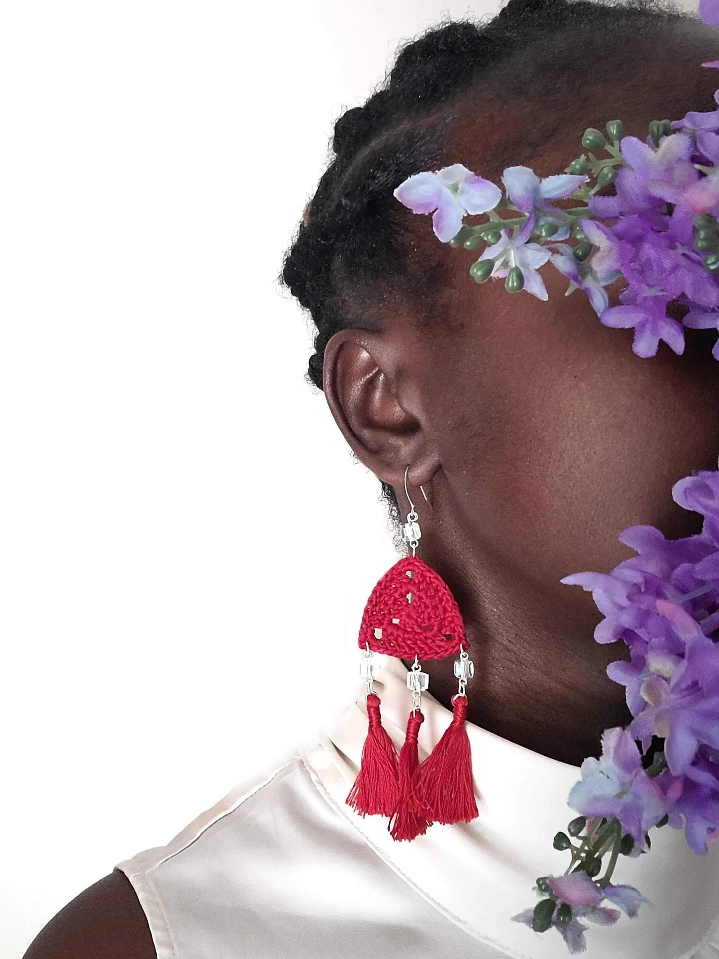 Triple Tassel Earrings-1