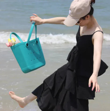 Customizable EVA Button Tote Bag