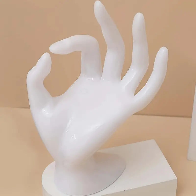 1pc Hand Jewelry Display Ring Holder and Organizer