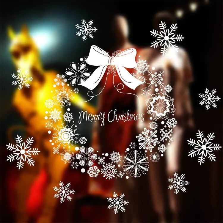 Christmas and New Year Static Cling Window Decorations