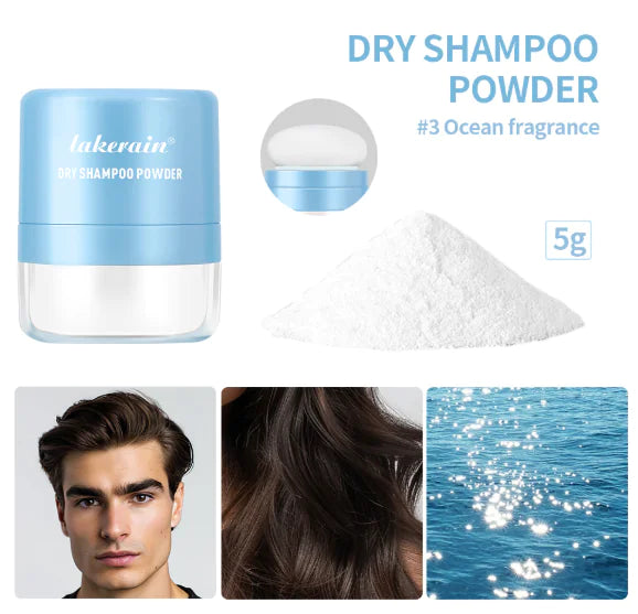 Disposable Hair Dry Shampoo Booster Powder for Bangs