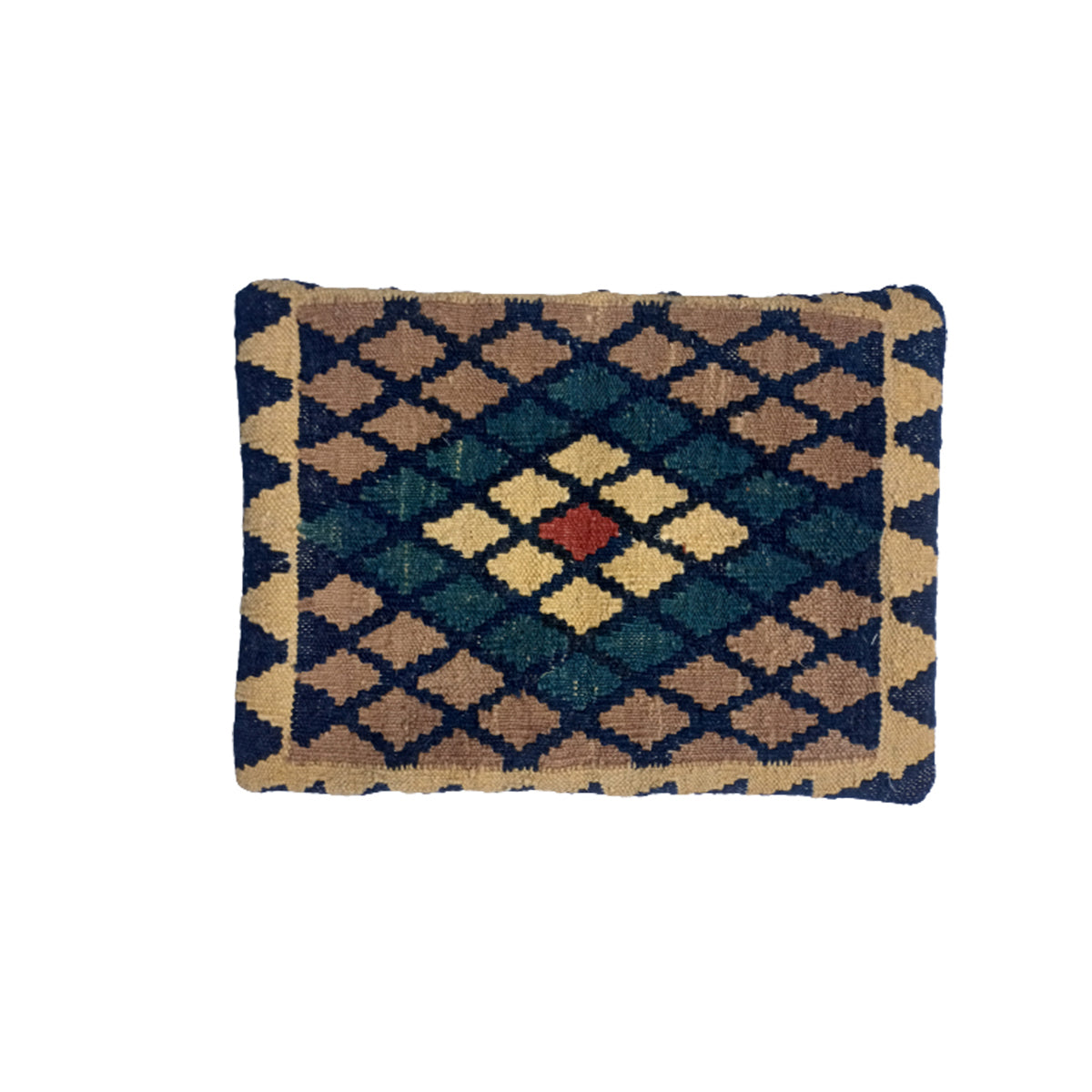 Kilim- Handwoven -Black- Pearl -Cushion -Cover