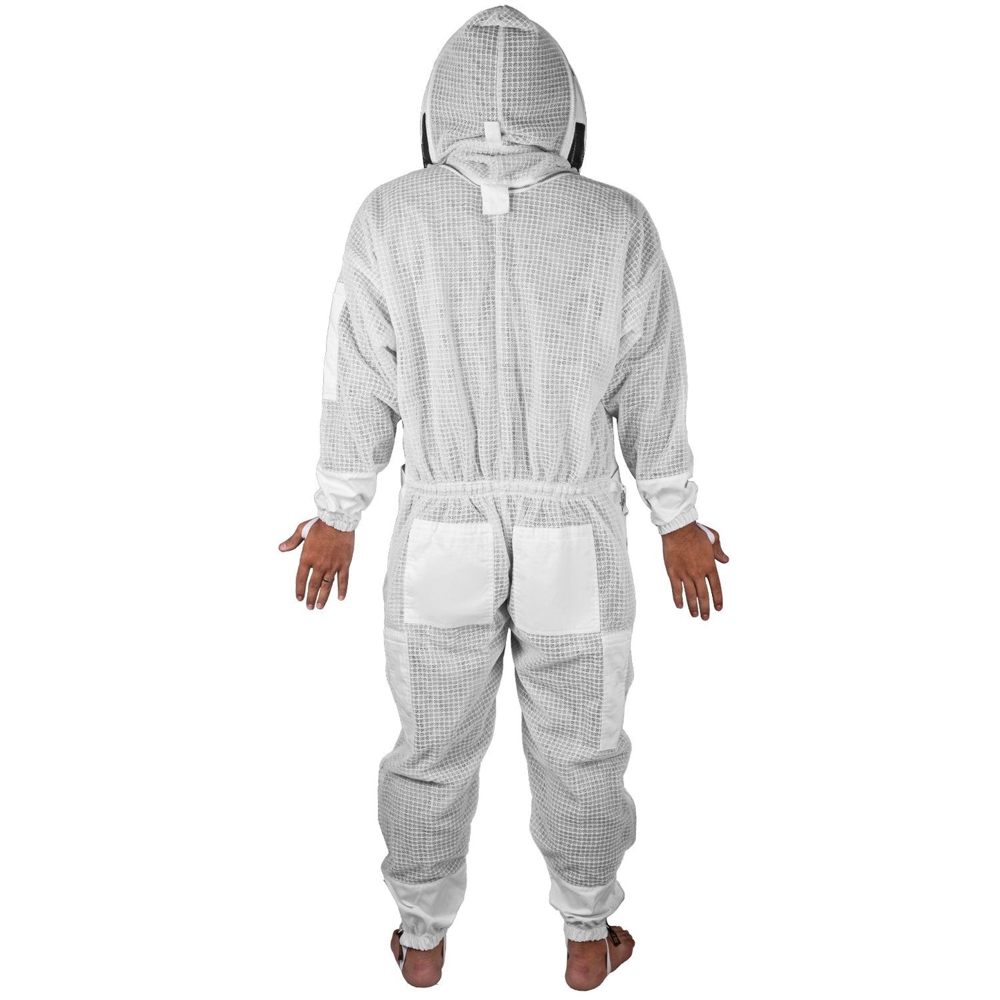 Beekeeping Starter Kit For Beekeepers With OZ Bee Premium 3 Layer Mesh Ventilated Hoodie Style Suit Protective Gear-4