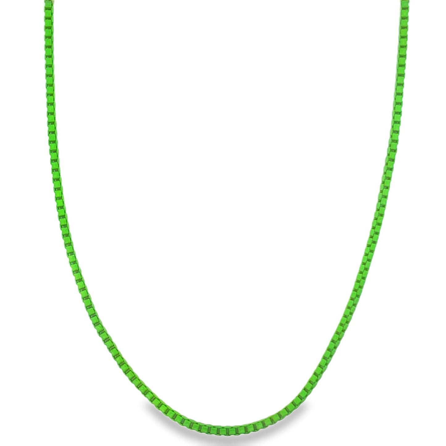 1mm Colorful Enamel Box Chains (G203-204)-3