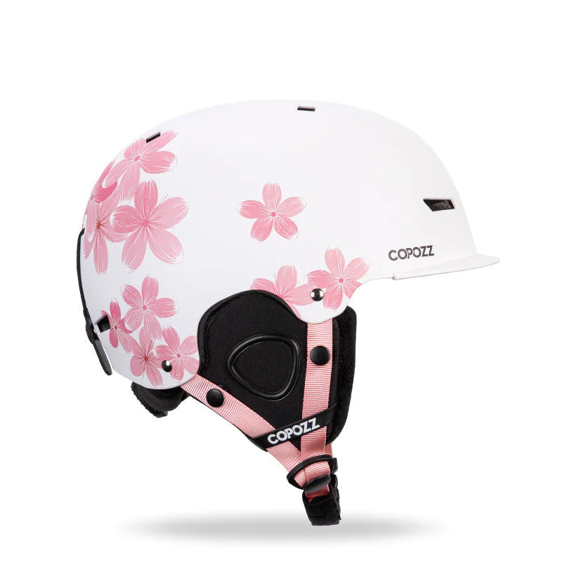 Integrated Snow Goggles with Crash Helmet for Adults