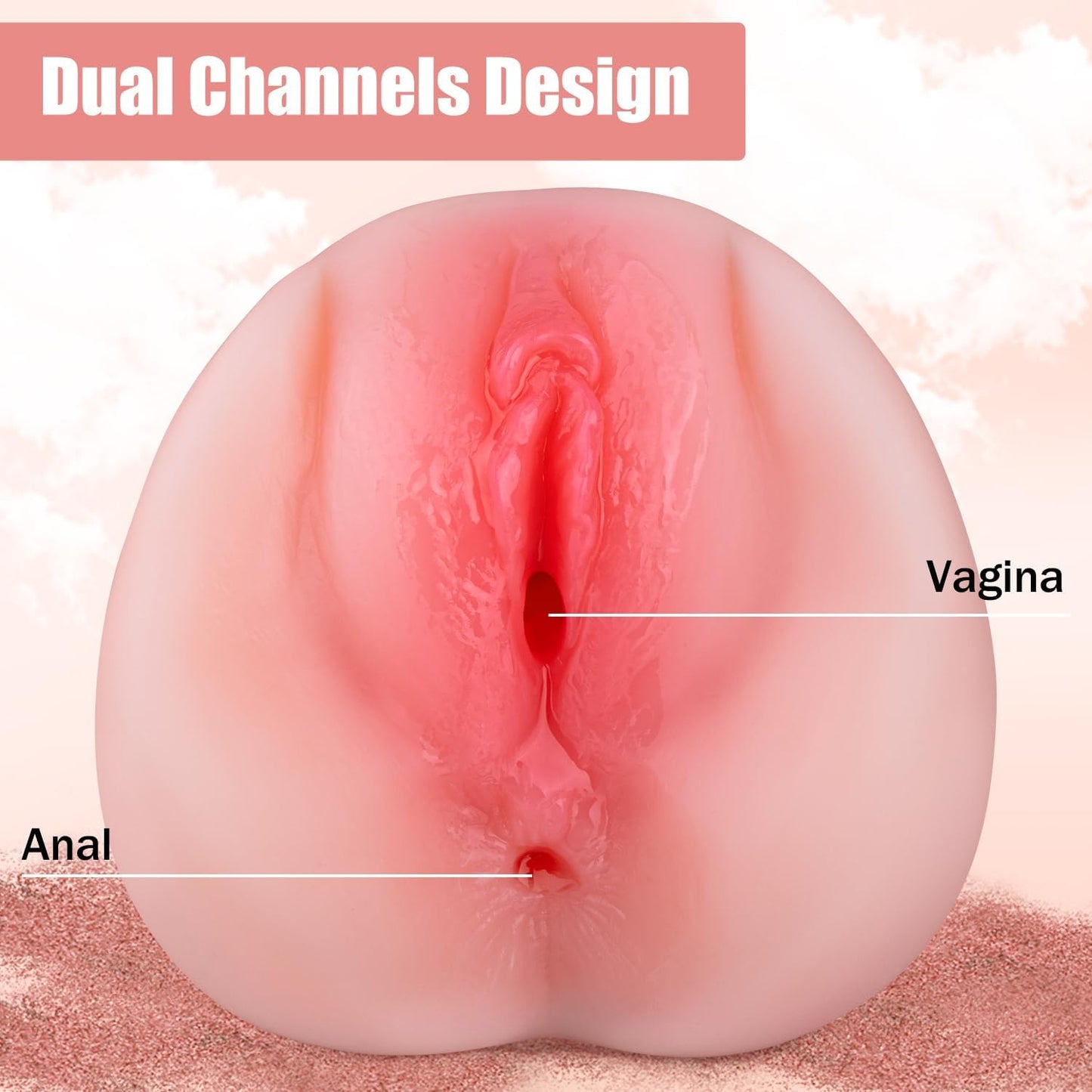 VeloGrip Dual-Entry Pocket Pussy Masturbator-2