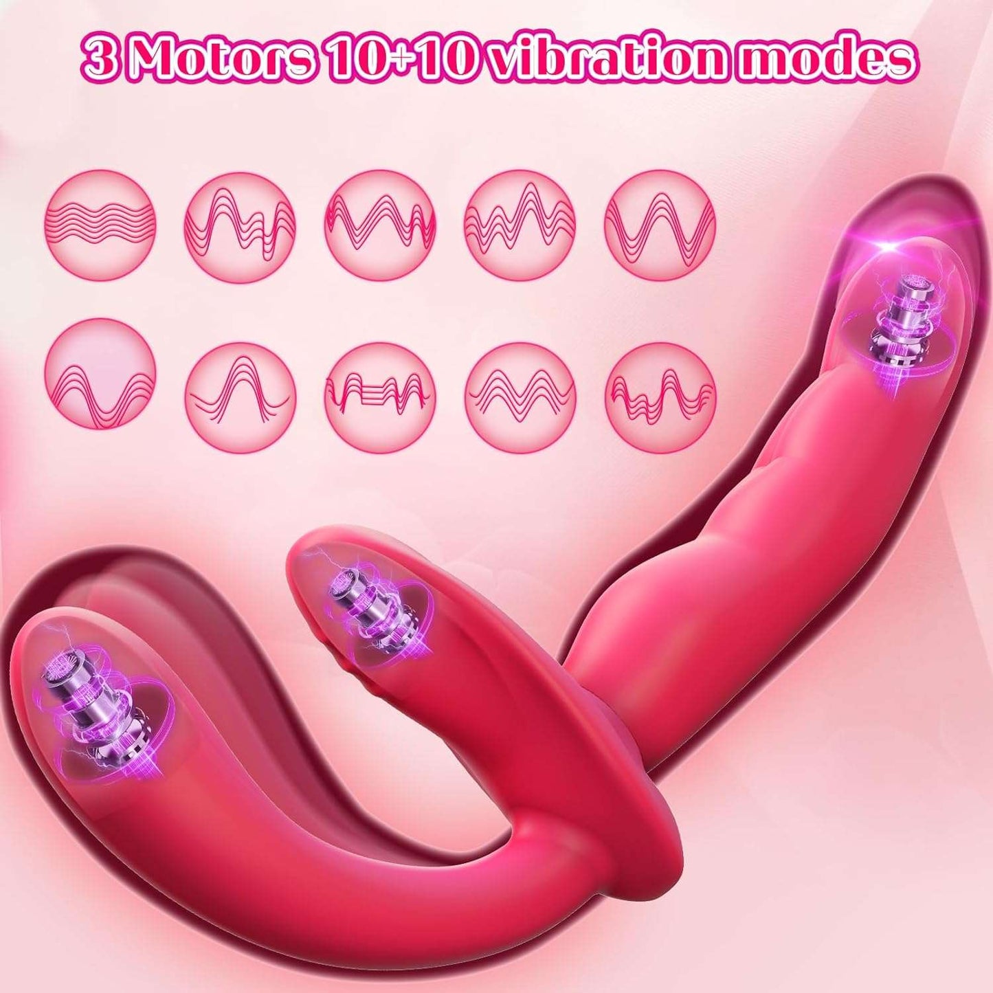 Versatile Dual-Ended Strap-On Dildo-2