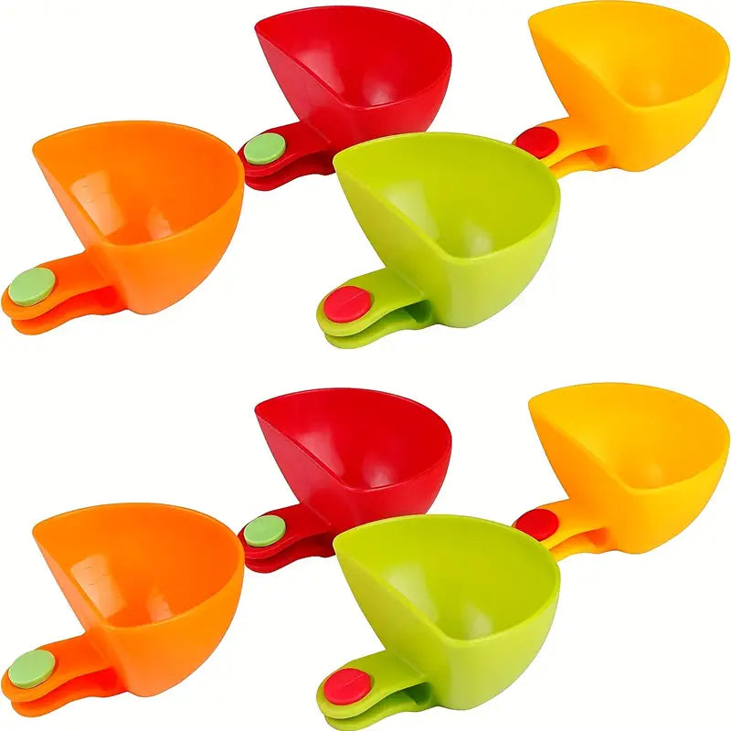 Creative Plastic Seasoning Dish and Snack Bowl Set
