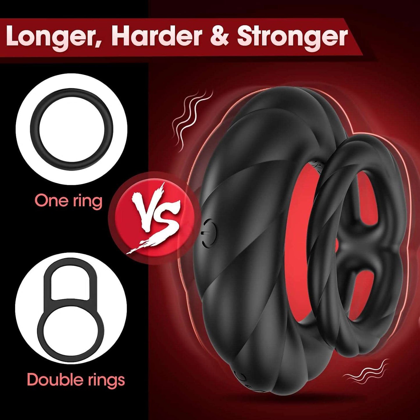 VibeCircle Dual Stimulation Penis Ring-4