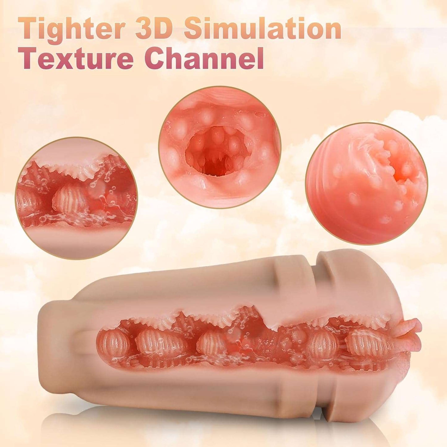 VibeMate Textured Pocket Pussy Male Masturbator-1