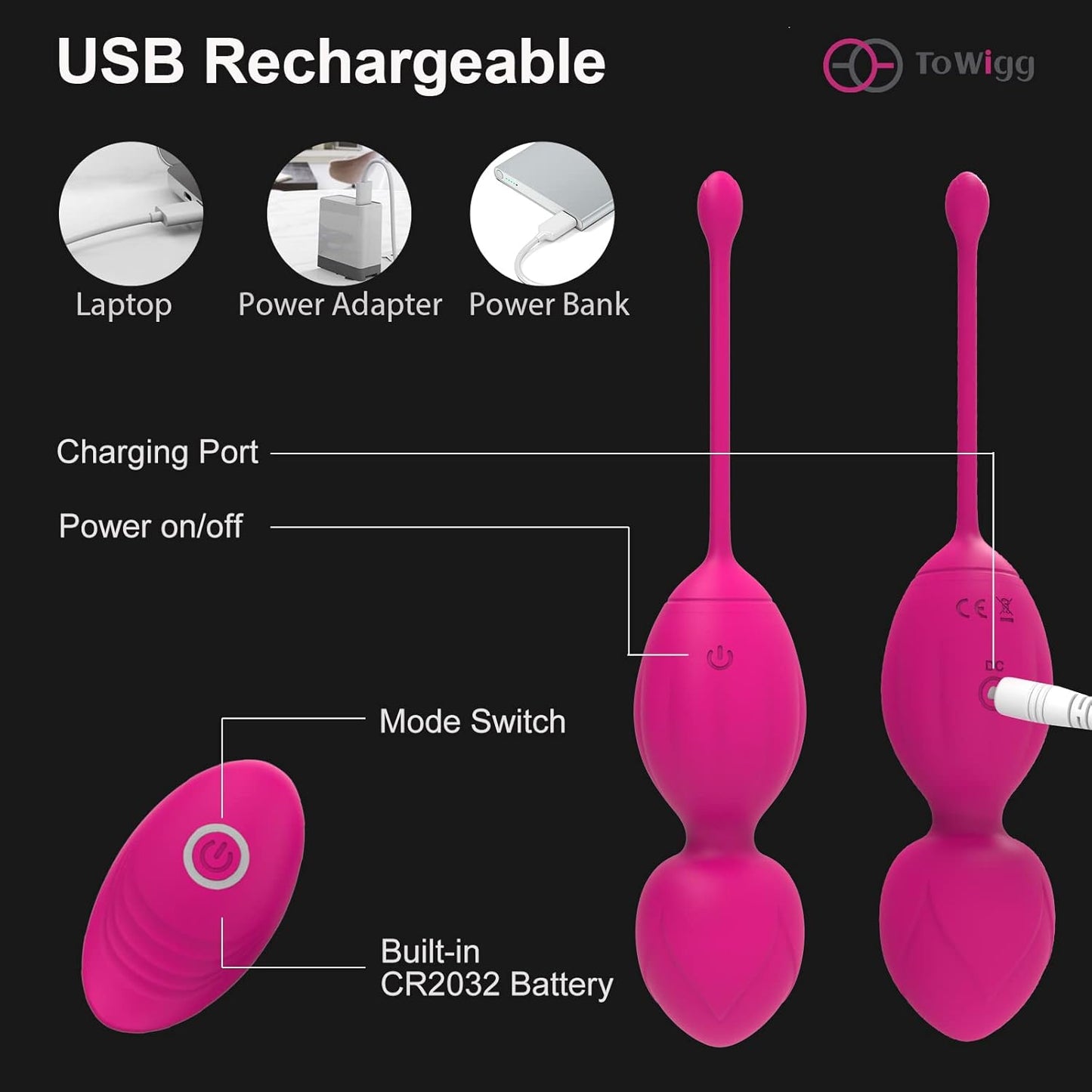 VitalVibe Kegel Exerciser Egg Vibrator-3