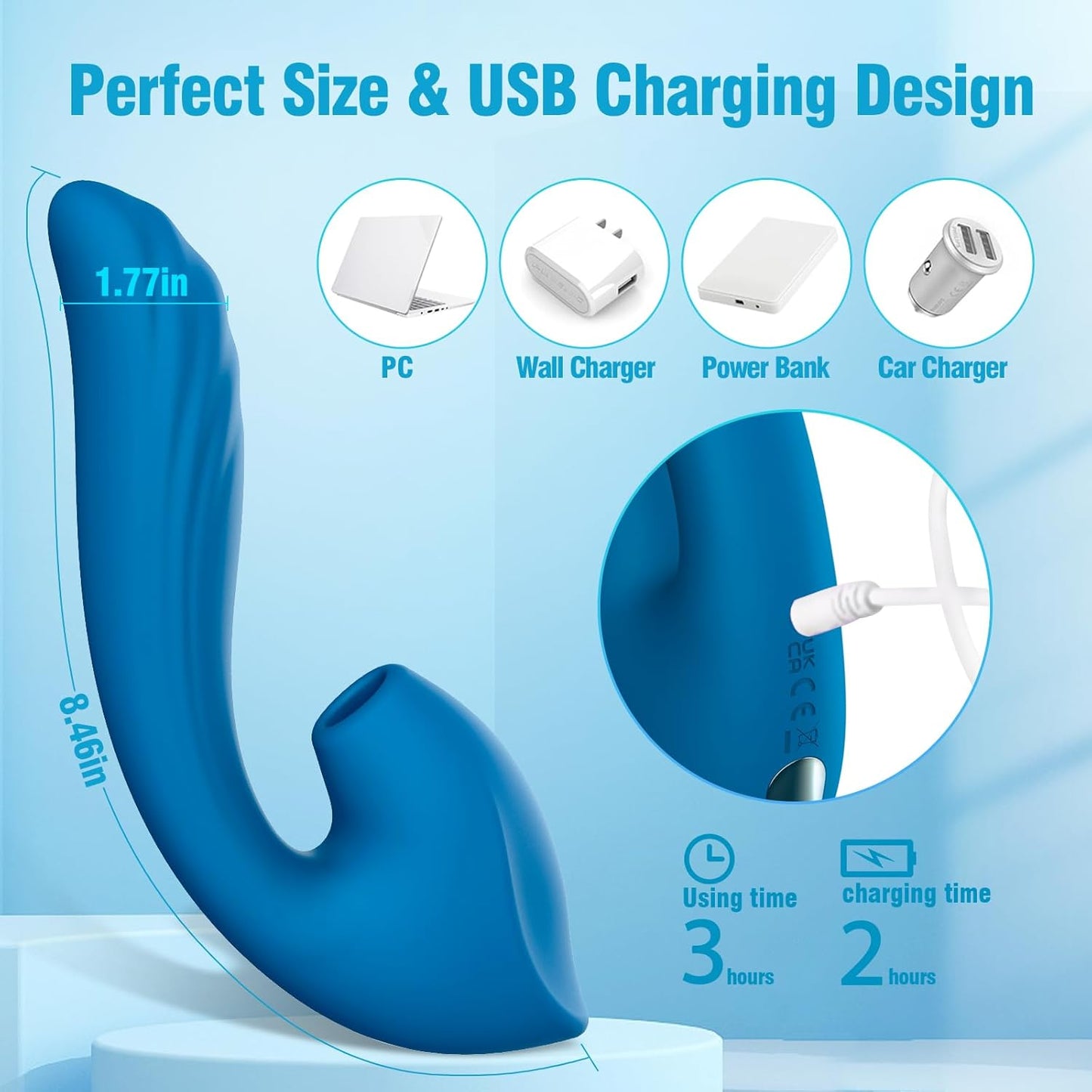 VoltVibe Clitoral Suction Dildo Vibrator-4