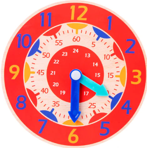 Children's Educational Wooden Digital Clock Toy