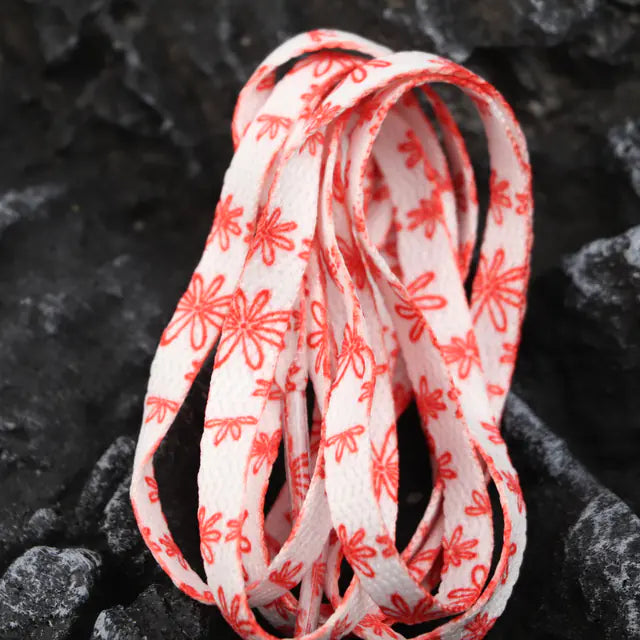 Cherry Blossom Pink Decorative Shoelaces for Women