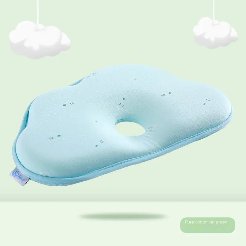 Baby Cloud-Shaped Pillow for Newborns, Washable Cotton