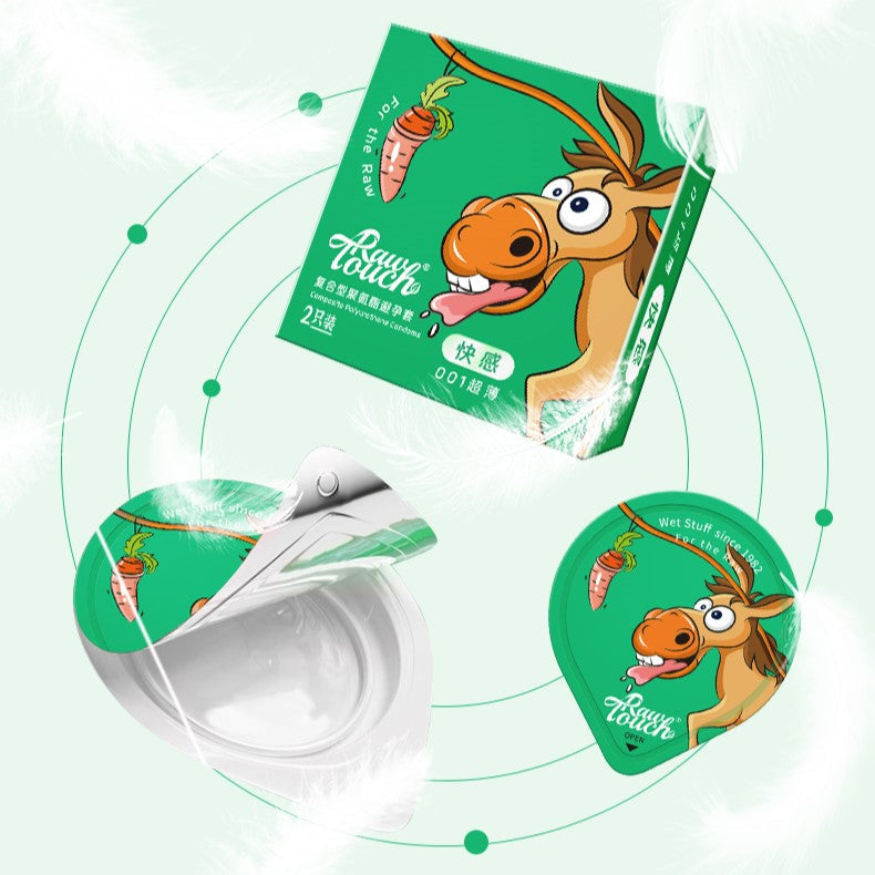 Wet Stuff Raw Touch 001 Ultra-Thin Condom 2 pcs-1