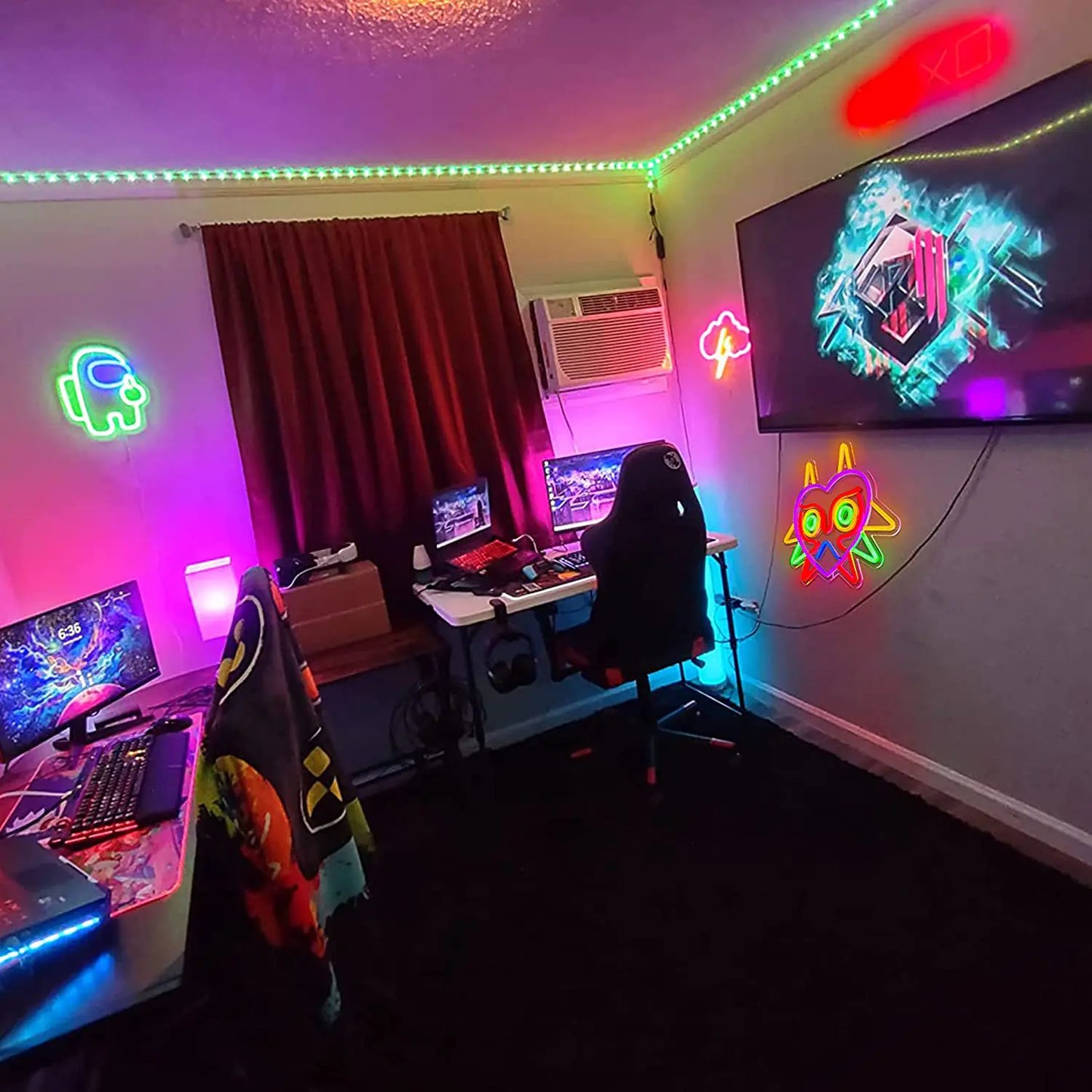 LED Neon Owl Sign Light for Bedroom Atmosphere Decor