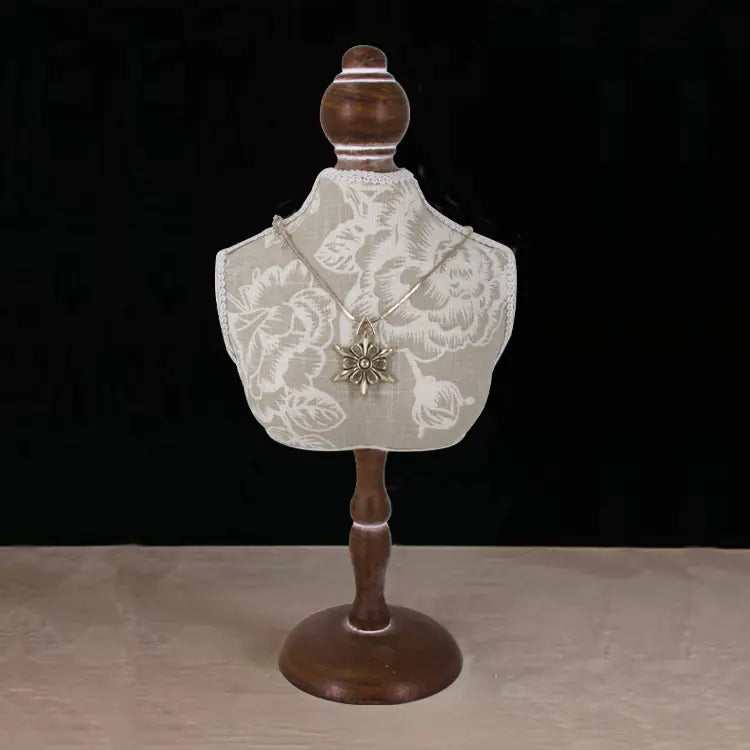 Elegant Grey Necklace Display Stand