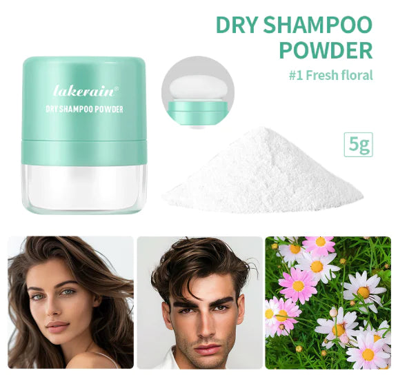 Disposable Hair Dry Shampoo Booster Powder for Bangs