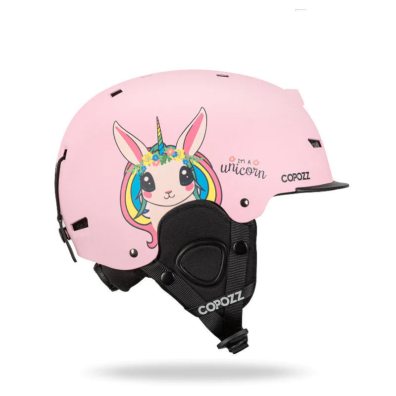 Integrated Snow Goggles with Crash Helmet for Adults