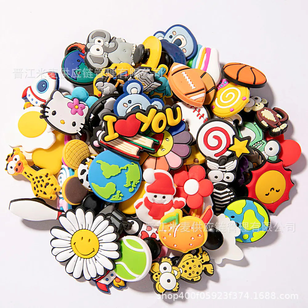3D Cartoon Shoe Charms for Clogs (Assorted Styles)