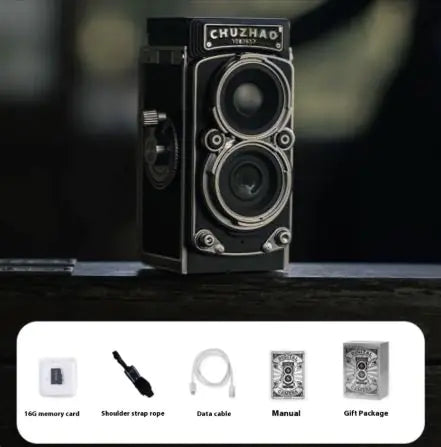 Dual-Reverse Retro Mini Digital Camera