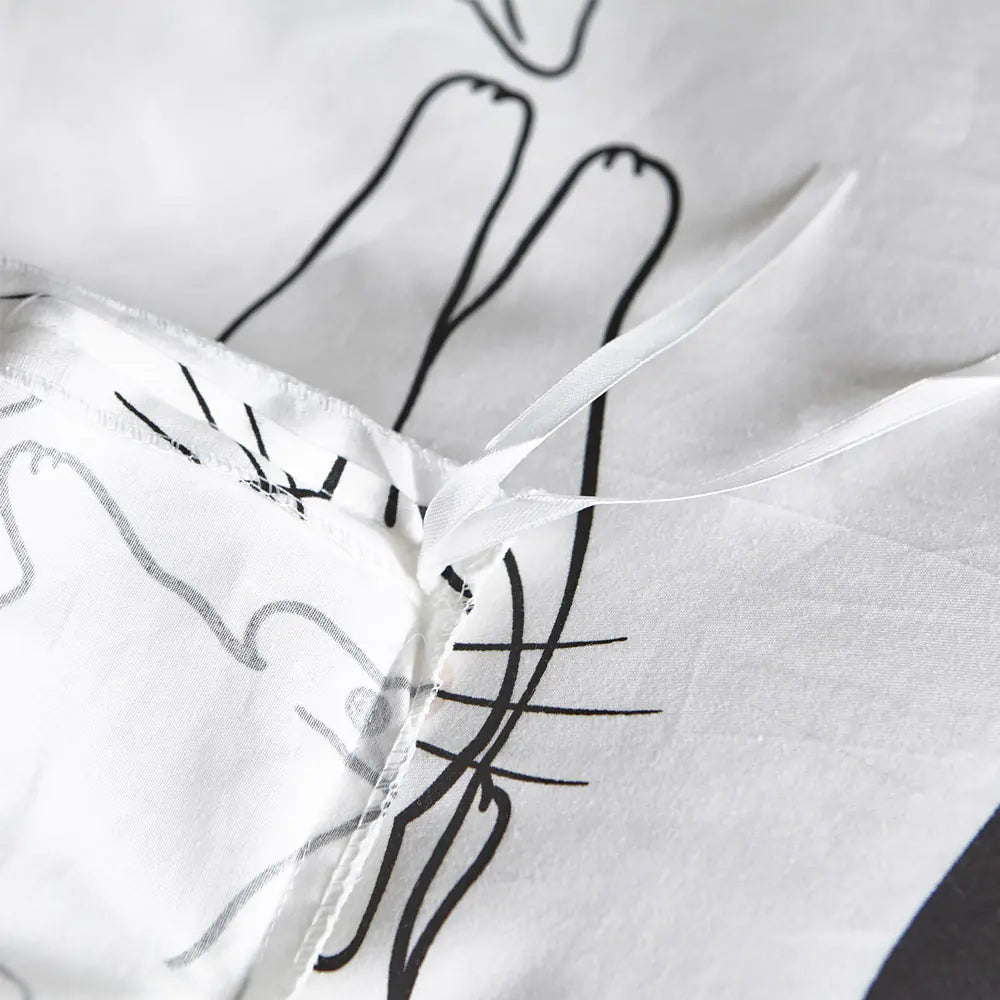 Pure Cotton Bed Linen Set - 3 and 4 Piece Options