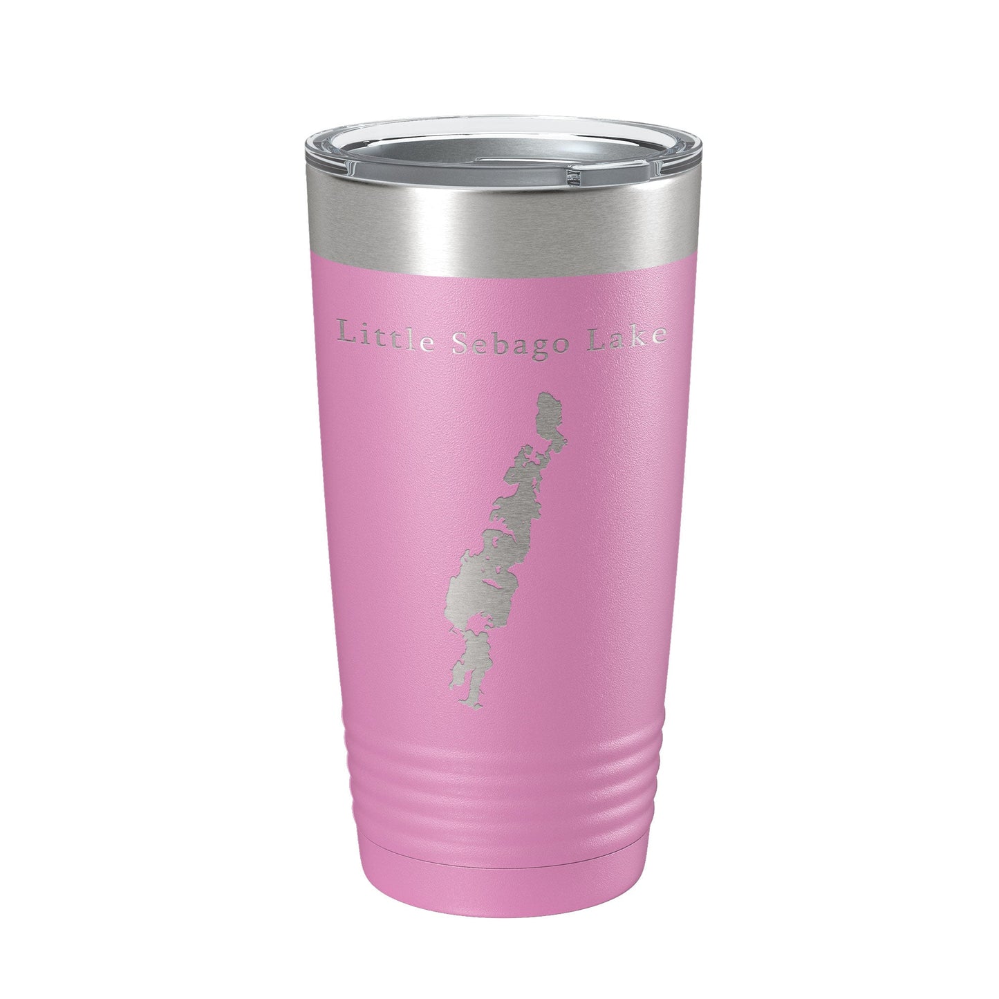 Little Sebago Lake Map Tumbler Travel Mug Insulated Laser Engraved Coffee Cup Maine 20 oz-14