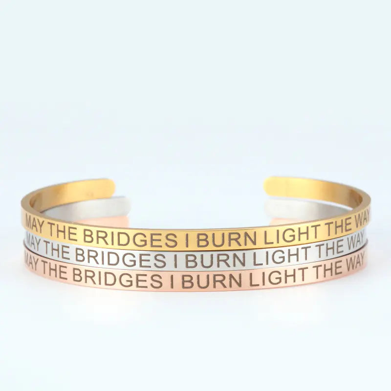 Engraved Bracelet for Women