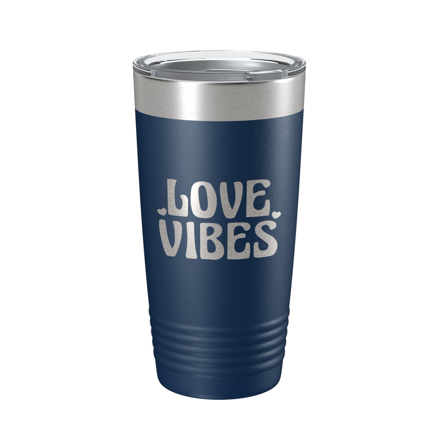 Love Vibes Tumbler Valentine's Day Travel Mug Gift Insulated Laser Engraved Coffee Cup 20 oz-8