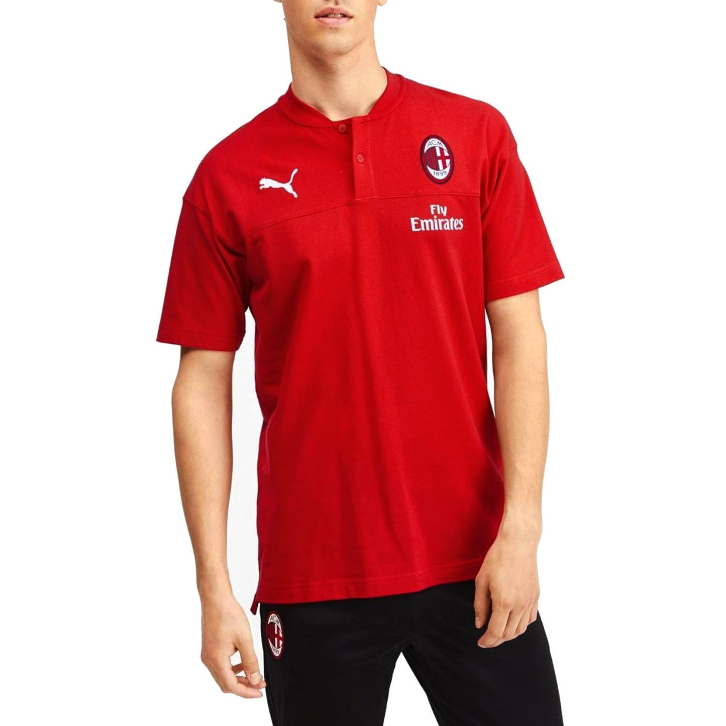 AC Milan casual presentation polo shirt 2020 - Puma-2