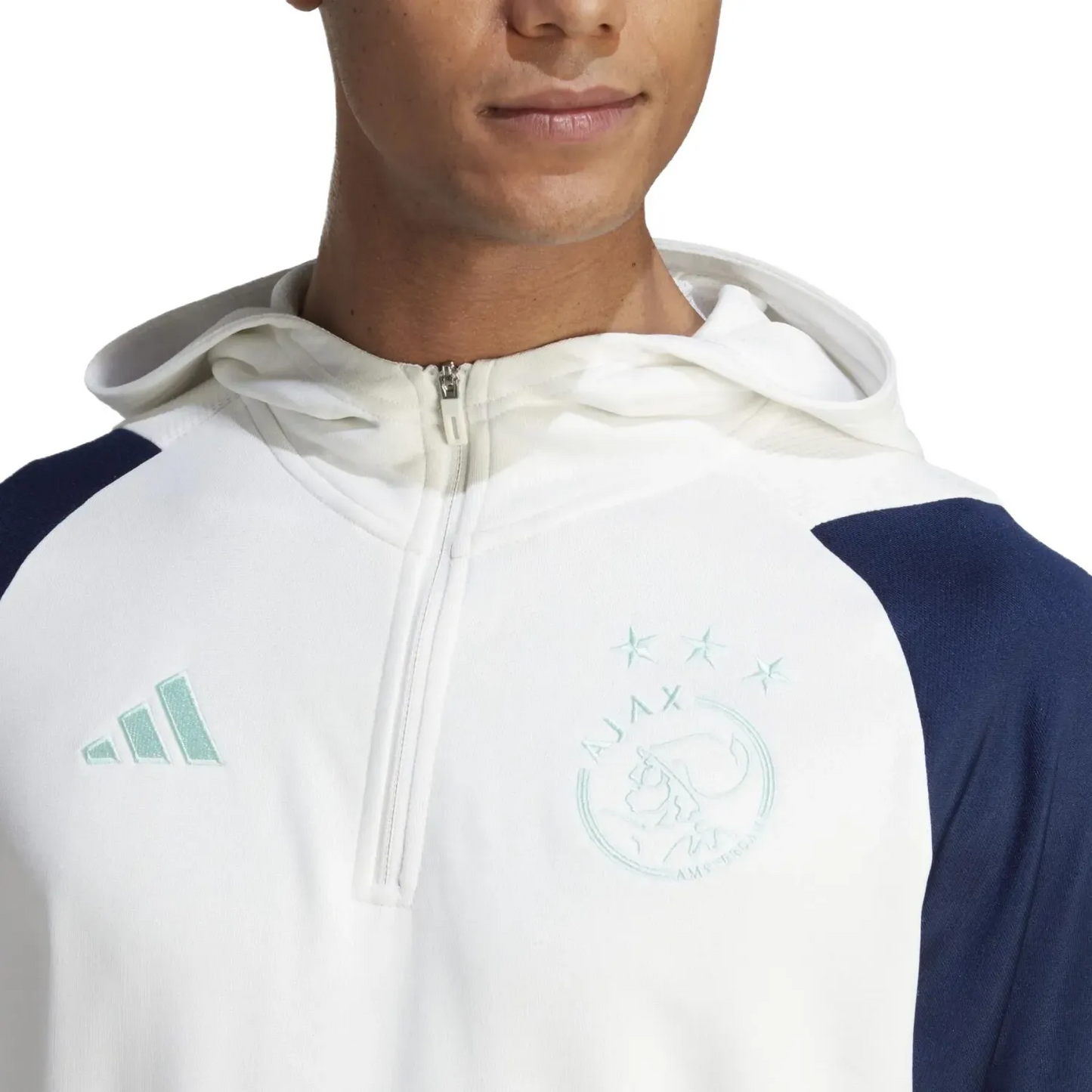Ajax Amsterdam hooded training technical tracksuit 2023/24 - Adidas-4