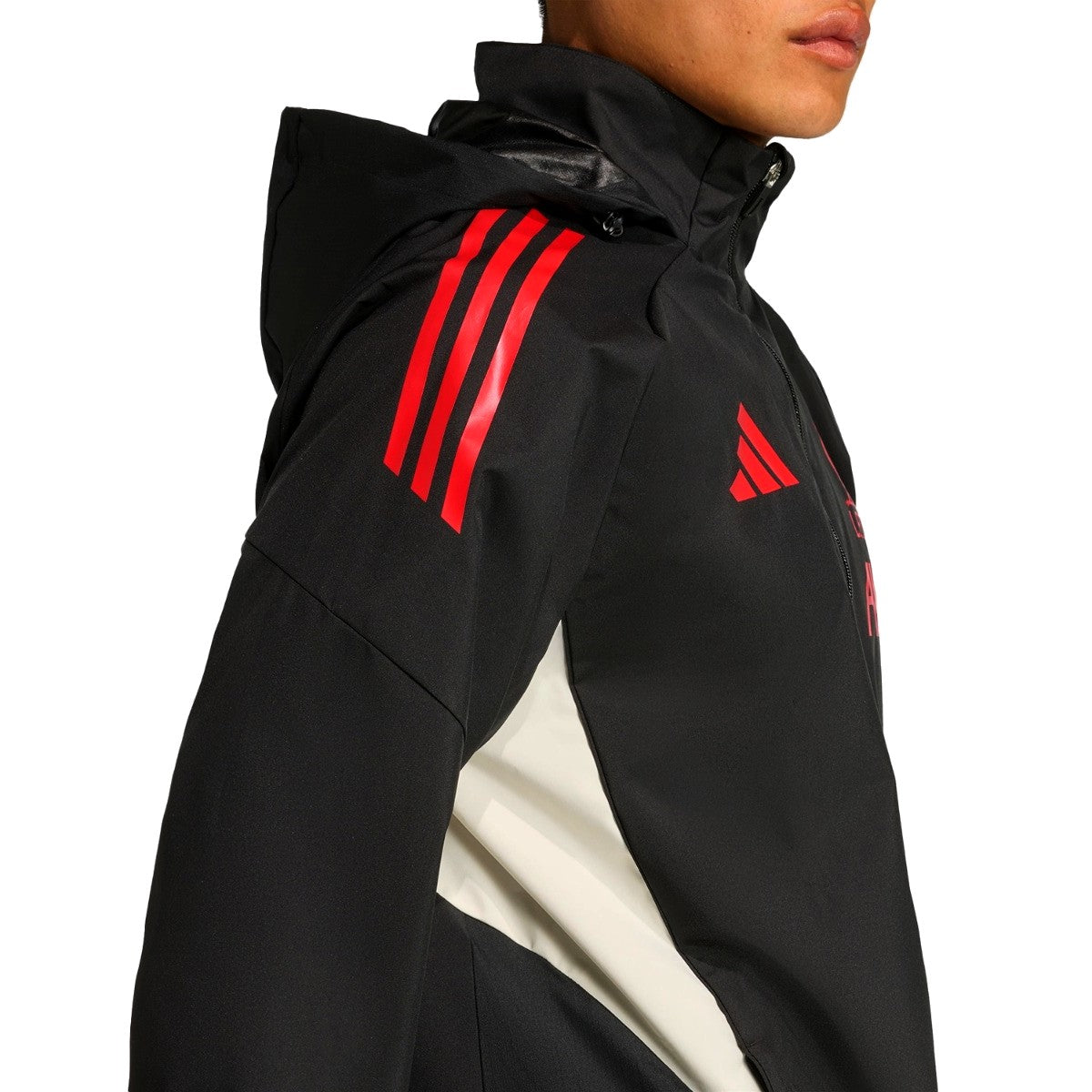 Liverpool FC black training rain jacket 2025/26 - Adidas-3