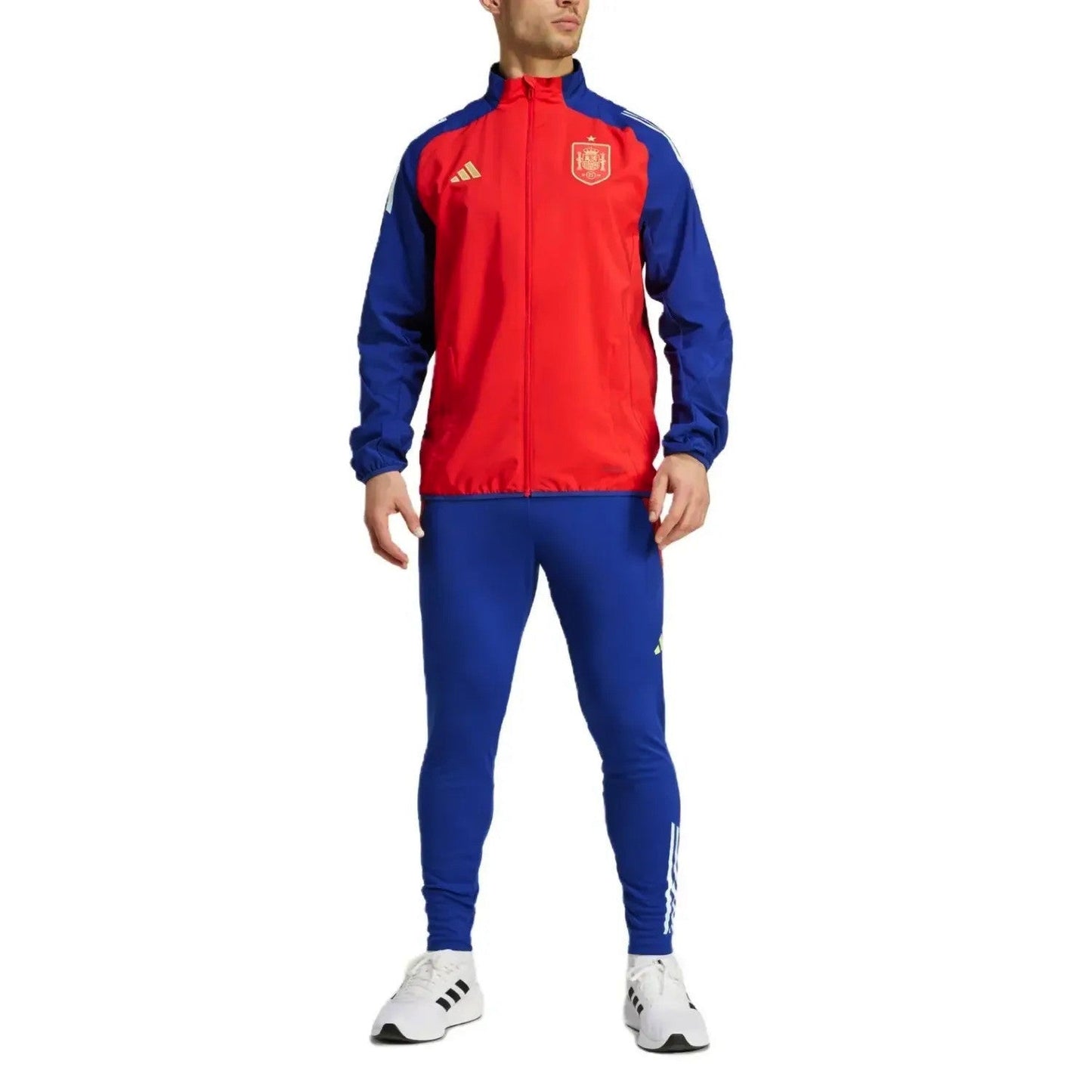 Spain training presentation Soccer tracksuit 2024/25 - Adidas-4