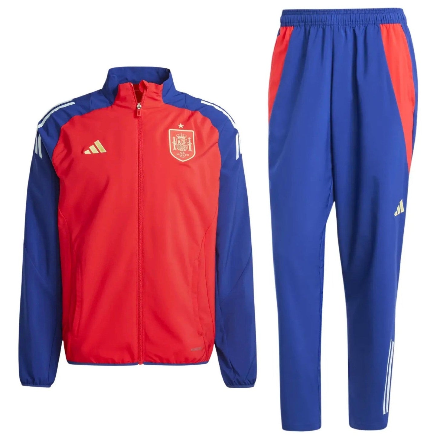 Spain training presentation Soccer tracksuit 2024/25 - Adidas-0