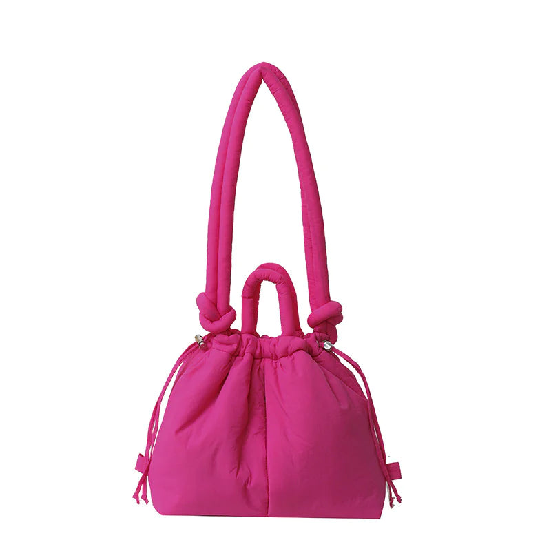Women's Nylon Drawstring Backpack