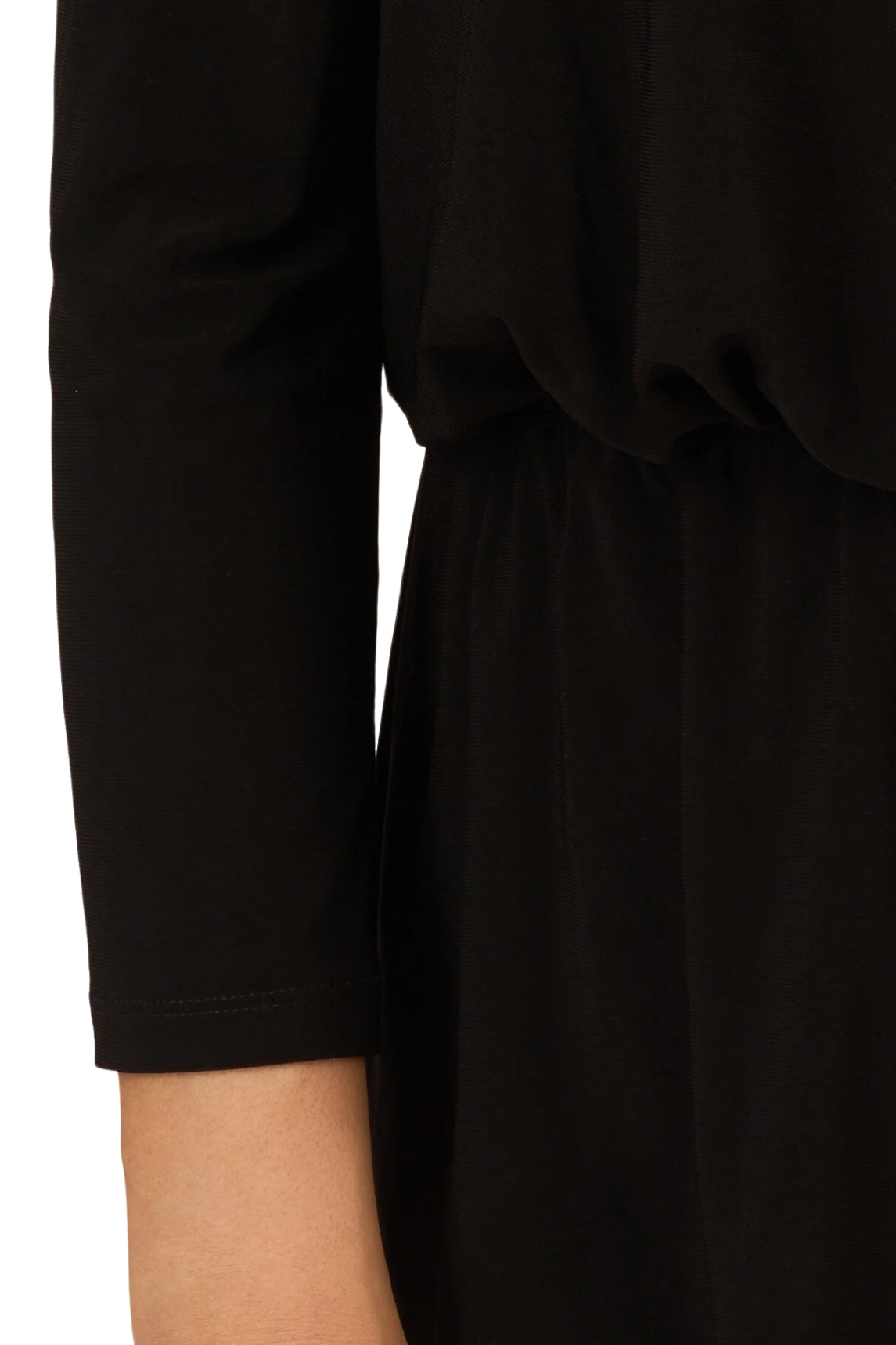 Adrianna Papell Off The Shoulder 3/4 Sleeve with Feaher Accents - Wholesale-2
