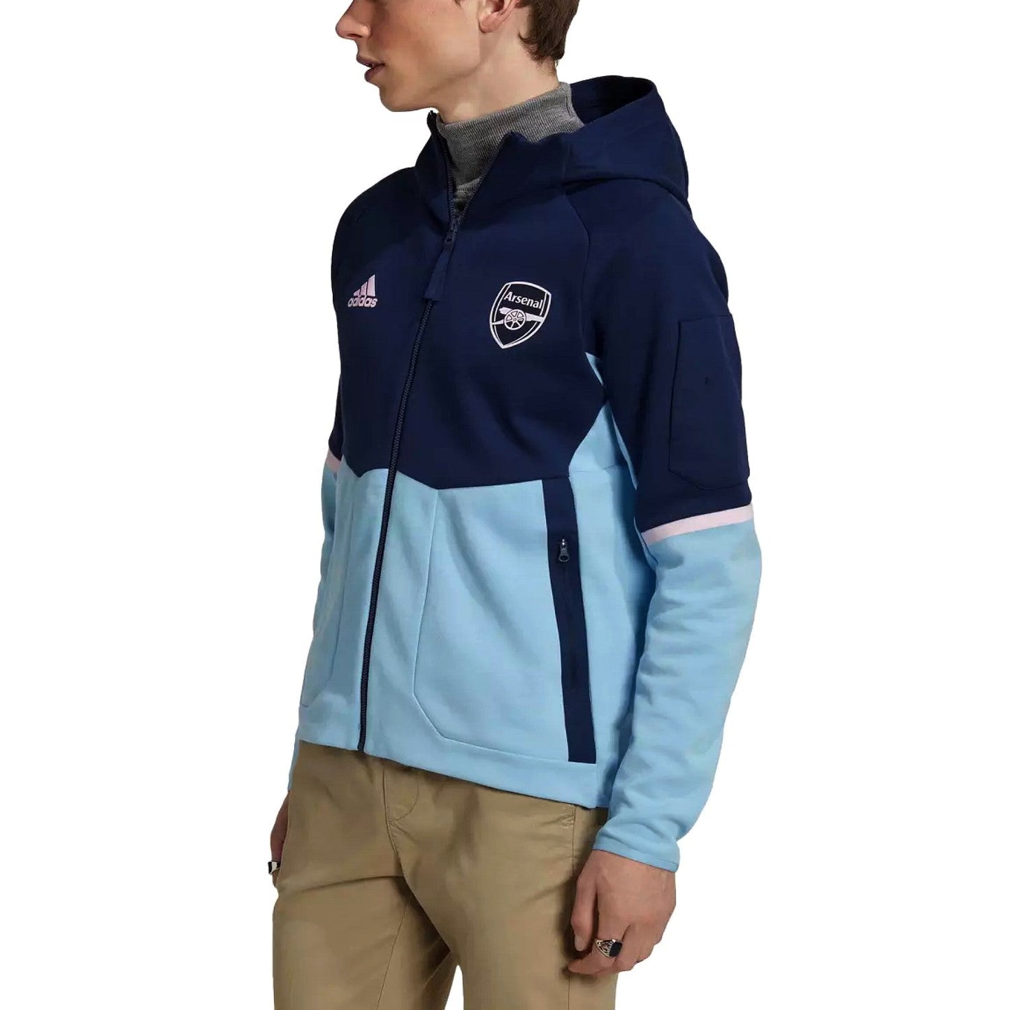 Arsenal FC pre-match EU presentation jacket 2022/23 - Adidas-4