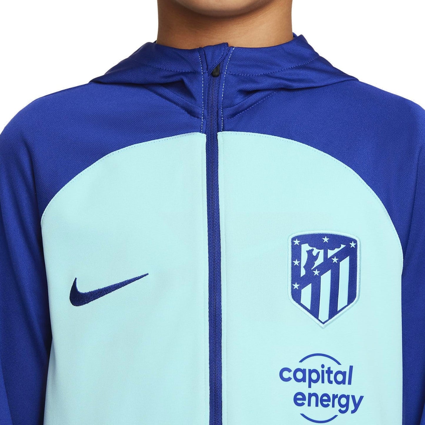 Kids - Atletico Madrid hooded presentation Soccer tracksuit 2022/23 - Nike-4