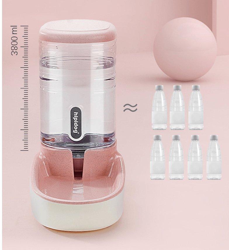 Automatic Pet Feeder And Drinking Fountain Combo-2